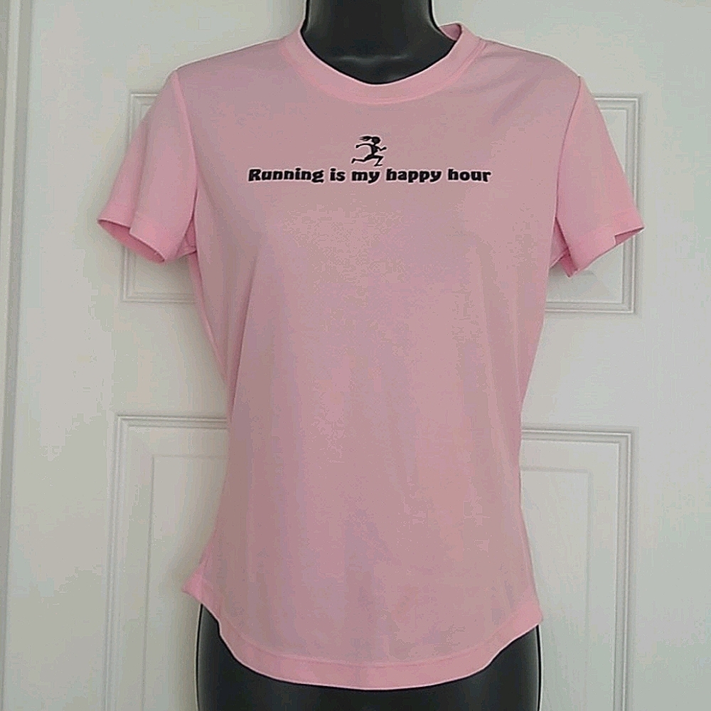 Running is my Happy Hour Tee- Medium